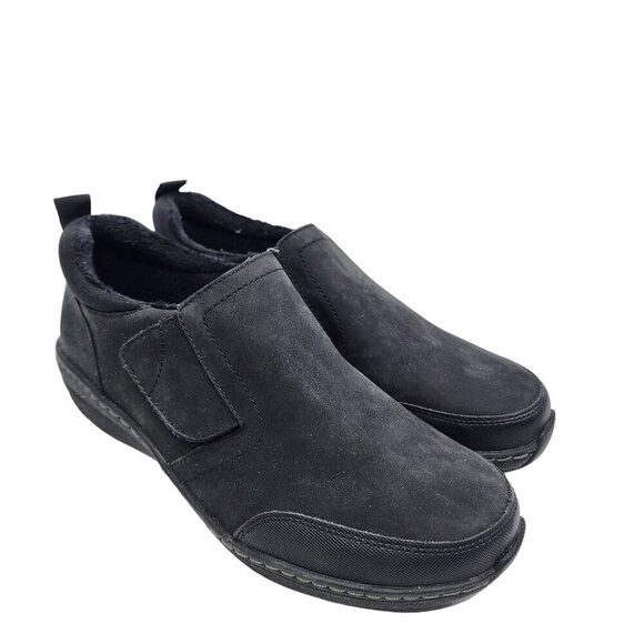 Aetrex Tyra Black Women's Slip On Slip REsistant Shoes Size 9/9.5 Needs Insoles - Picture 13 of 13